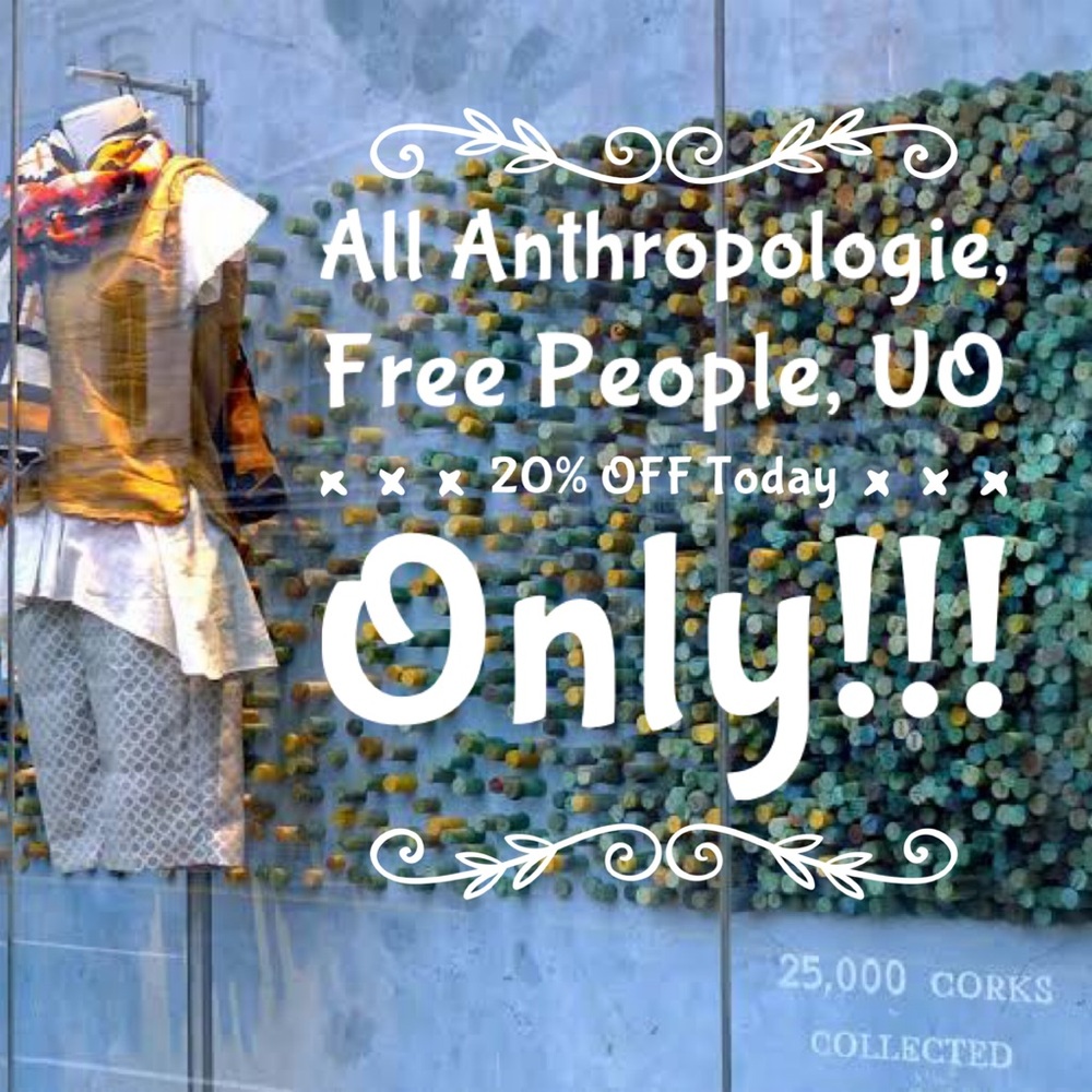 ANTHRO, FREE PEOPLE, UO Sale‼️